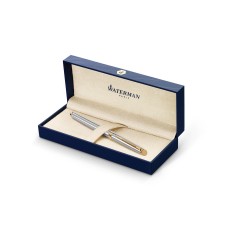 Ручка перьевая Waterman "Hemisphere Stainless Steel GT" синяя, 0,8мм, подарочная упаковка - фото 5