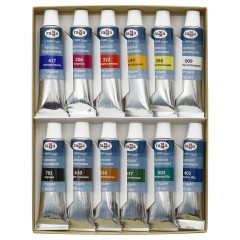 Краски акриловые художественные Гамма "Студия" "Юбилейная", 12цв, 18мл/туба, картон.упак. - фото 3