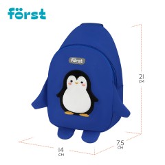 Рюкзак F?rst F-Kids "Frosty Friend" 21*14*7,5см, 1 отделение, уплотненная спинка - фото 5