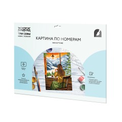 Картина по номерам на картоне ТРИ СОВЫ "Уютный вечер", 30*40, с акриловыми красками и кистями Картина по номерам на картоне ТРИ СОВЫ "Уютный вечер", 30*40, с акриловыми красками и кистями - фото 2