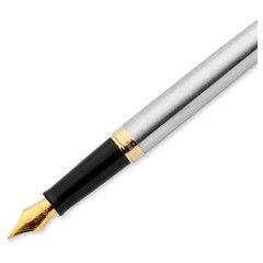 Ручка перьевая Waterman "Hemisphere Stainless Steel GT" синяя, 0,8мм, подарочная упаковка - фото 3