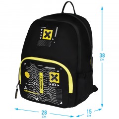 Рюкзак Berlingo Light "Cyber world" 39,5*28*16см, 2 отделения, 3 кармана, уплотненная спинка Рюкзак Berlingo Light "Cyber world" 39,5*28*16см, 2 отделения, 3 кармана, уплотненная спинка - фото 2