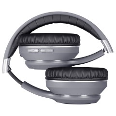 Наушники с микрофоном беспроводные Defender FreeMotion B571, Bluetooth, складные, MicroSD, разъем Type-C, черный - фото 5