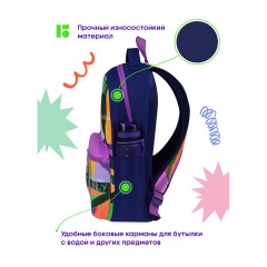 Рюкзак Berlingo "Jumble" 41*28*16см, 1 отделение, 3 кармана, уплотненная спинка - фото 4