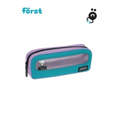 Пенал мягкий с прозрачным окошком, 1 отделение, 205*80*50 F?rst "Cool girl", текстиль с ПВХ - фото 2