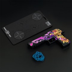 Пистолет деревянный ТРИ СОВЫ Desert Eagle, серия легендарный, "Орочи", подложка ХДФ с европодвесом, термоусадка Пистолет деревянный ТРИ СОВЫ Desert Eagle, серия легендарный, "Орочи", подложка ХДФ с европодвесом, термоусадка - фото 3