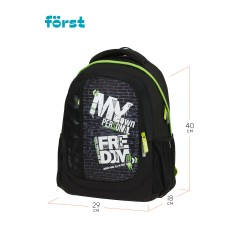 Рюкзак F?rst F-Trend "Freedom" 40*29*18см, 2 отделения, 3 кармана, эргономичная спинка Рюкзак F?rst F-Trend "Freedom" 40*29*18см, 2 отделения, 3 кармана, эргономичная спинка - фото 3