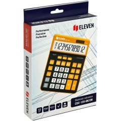 Калькулятор настольный Eleven CDC-120-BK/OR, 12 разрядов, двойное питание, 155*206*38мм, черный/оранжевый Калькулятор настольный Eleven CDC-120-BK/OR, 12 разрядов, двойное питание, 155*206*38мм, черный/оранжевый - фото 6