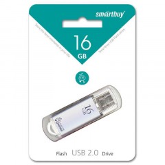 Флеш-память Smartbuy V-Cut, 16Gb, USB 2.0, сереб, SB16GBVC-S Флеш-память Smartbuy V-Cut, 16Gb, USB 2.0, сереб, SB16GBVC-S - фото 3