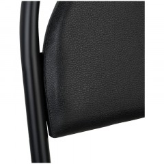 Стул Helmi HL-F02 "Стандарт", каркас черный, обивка кожзам черный Стул Helmi HL-F02 "Стандарт", каркас черный, обивка кожзам черный - фото 4