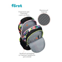 Рюкзак F?rst F-Trend "Fusion" 40*29*18см, 2 отделения, 3 кармана, эргономичная спинка Рюкзак F?rst F-Trend "Fusion" 40*29*18см, 2 отделения, 3 кармана, эргономичная спинка - фото 7