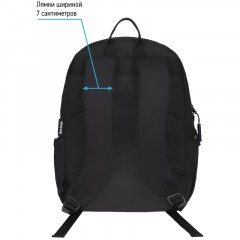 Рюкзак Berlingo Light "Black triangles" 39,5*28*16см, 2 отделения, 3 кармана, уплотненная спинка Рюкзак Berlingo Light "Black triangles" 39,5*28*16см, 2 отделения, 3 кармана, уплотненная спинка - фото 6