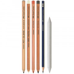 Набор художественных изделий Faber-Castell " Goldfaber Classic Sketch", 6 предметов, картон. упаковка Набор художественных изделий Faber-Castell " Goldfaber Classic Sketch", 6 предметов, картон. упаковка - фото 3
