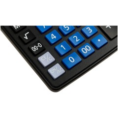 Калькулятор настольный Eleven Business Line CDB1201-BK/BL, 12 разрядов, двойное питание, 155*205*35мм, черный/синий Калькулятор настольный Eleven Business Line CDB1201-BK/BL, 12 разрядов, двойное питание, 155*205*35мм, черный/синий - фото 5