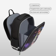 Ранец Berlingo Expert Mini "Space Battle" 36*27*14см, 2 отделения, 2 кармана, анатомическая спинка Ранец Berlingo Expert Mini "Space Battle" 36*27*14см, 2 отделения, 2 кармана, анатомическая спинка - фото 5