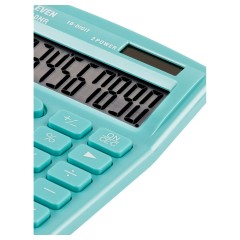Калькулятор настольный Eleven SDC-810NR-GN, 10 разрядов, двойное питание, 127*105*21мм, бирюзовый Калькулятор настольный Eleven SDC-810NR-GN, 10 разрядов, двойное питание, 127*105*21мм, бирюзовый - фото 5
