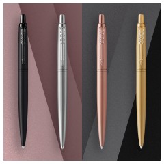 Ручка шариковая Parker "Jotter XL Monochrome Pink Gold" синяя, 1,0мм, кнопочн., подарочная упаковка - фото 2