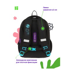 Ранец Berlingo Expert Mini "Warrior Robot" 36*27*14см, 2 отделения, 2 кармана, анатомическая спинка, мешок для обуви - фото 7