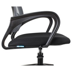 Кресло оператора Helmi HL-M95 R (695) "Airy", спинка сетка серая/сиденье ткань TW черная, пиастра Кресло оператора Helmi HL-M95 R (695) "Airy", спинка сетка серая/сиденье ткань TW черная, пиастра - фото 7