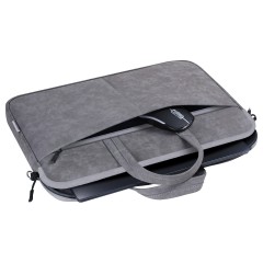 Сумка для ноутбука 15.6" Defender Solid, полиуретан, серый, карман - фото 2