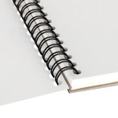 Скетчбук 30л., А4 Clairefontaine на гребне, мелкозернистая, 180г/м2 - фото 6