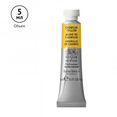 Акварель художественная Winsor&Newton "Professional", 5мл, туба, №108 кадмий желтый Акварель художественная Winsor&Newton "Professional", 5мл, туба, №108 кадмий желтый - фото 2