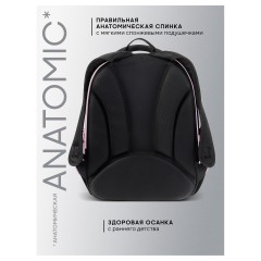 Ранец Berlingo Expert Next "Hello gorgeous" 38*28*15см, 2 отделения, 2 кармана, анатомическая спинка - фото 4