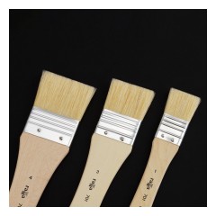 Набор художественных флейцев щетина Гамма, 3шт., №1, 3, 4 - фото 7