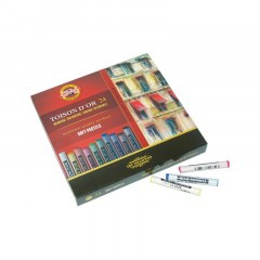 Пастель мягкая художественная KOH-I-NOOR "Toison D'or", 24 цвета, круглое сечение, 8514024005KS