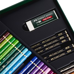 Набор художественных изделий Faber-Castell "Polychromos & Pitt Graphite Matt ", 40 предметов, студийная коробка Набор художественных изделий Faber-Castell "Polychromos & Pitt Graphite Matt ", 40 предметов, студийная коробка - фото 9