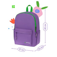 Рюкзак Berlingo "Regular purple", 40*27*16см, 1 отделение, 3 кармана, уплотненная спинка Рюкзак Berlingo "Regular purple", 40*27*16см, 1 отделение, 3 кармана, уплотненная спинка - фото 3