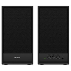 Колонки Sven SPS-702, 2*20W, деревянный корпус, черный Колонки Sven SPS-702, 2*20W, деревянный корпус, черный - фото 2