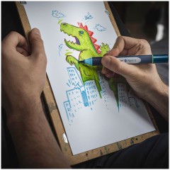 Набор двухсторонних маркеров-кистей Schneider "Twinmarker Paint-It" 72 предмета, на водной основе, кисть/пулевидный Набор двухсторонних маркеров-кистей Schneider "Twinmarker Paint-It" 72 предмета, на водной основе, кисть/пулевидный - фото 6