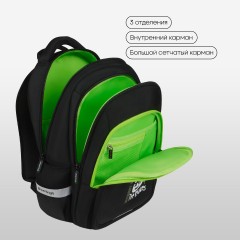 Рюкзак Berlingo Comfort "The Rules" 38*27*18см, 3 отделения, 3 кармана, эргономичная спинка Рюкзак Berlingo Comfort "The Rules" 38*27*18см, 3 отделения, 3 кармана, эргономичная спинка - фото 5