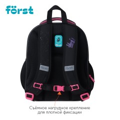 Ранец F?rst F-Base "Plush Dream" 36*29*17см, 3 отделения, 2 кармана, анатомическая спинка Ранец F?rst F-Base "Plush Dream" 36*29*17см, 3 отделения, 2 кармана, анатомическая спинка - фото 2
