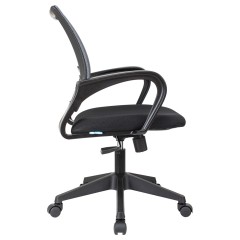 Кресло оператора Helmi HL-M95 (695) "Airy", спинка сетка серая/сиденье ткань TW черная, механизм качания Кресло оператора Helmi HL-M95 (695) "Airy", спинка сетка серая/сиденье ткань TW черная, механизм качания - фото 3