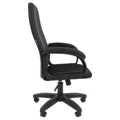 Кресло руководителя Helmi HL-E79 "Elegant", PL, ткань TW черная/серая, механизм качания Кресло руководителя Helmi HL-E79 "Elegant", PL, ткань TW черная/серая, механизм качания - фото 3