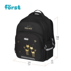 Рюкзак F?rst F-Comfy "Best friends" 38*29*15см, 2 отделения, 3 кармана, анатомическая спинка Рюкзак F?rst F-Comfy "Best friends" 38*29*15см, 2 отделения, 3 кармана, анатомическая спинка - фото 2