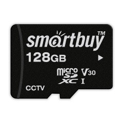 Карта памяти SmartBuy MicroSDXC 128GB UHS-II, Class 10, скорость чтения 95Мб/сек, для видеонаблюдения (с адаптером SD) - фото 2