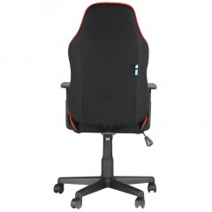 Кресло игровое Helmi HL-S09 "Red line", ткань черная/красная Кресло игровое Helmi HL-S09 "Red line", ткань черная/красная - фото 4