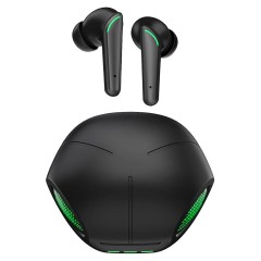 Наушники с микрофоном беспроводные Smartbuy Taipan 2, Bluetooth 5.0, TWS, сенс. упр., разъем Type-C, черный Наушники с микрофоном беспроводные Smartbuy Taipan 2, Bluetooth 5.0, TWS, сенс. упр., разъем Type-C, черный - фото 5