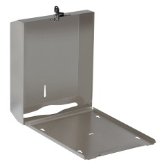 Диспенсер для полотенец листовых OfficeClean Professional (V-сл.), нержавеющая сталь - фото 10