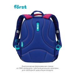 Ранец F?rst F-LIGHT "Funny cat" 37*28*16см, 2 отделения, 2 кармана, анатомическая спинка - фото 5
