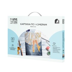 Картина по номерам на холсте ТРИ СОВЫ "Золотые пуанты", 30*40, с акриловыми красками и кистями Картина по номерам на холсте ТРИ СОВЫ "Золотые пуанты", 30*40, с акриловыми красками и кистями - фото 2