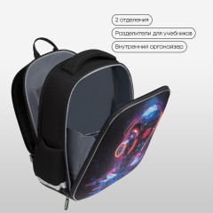 Ранец Berlingo Expert Mini "Cyberpunk" 36*27*14см, 2 отделения, 2 кармана, анатомическая спинка - фото 5
