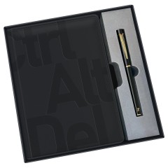 Ежедневник недатированный, А5, 136л., твердый переплет, кожзам, BG "Ctl+Alt+Del", черный, в подарочной коробке