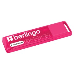 Грифели для механических карандашей Berlingo, 12шт., 0,5мм, 2B - фото 2