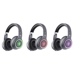 Наушники с микрофоном беспроводные Defender FreeMotion B571, Bluetooth, складные, MicroSD, разъем Type-C, черный - фото 2