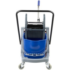 Тележка уборочная OfficeClean Professional, 2 съемных ведра 17л., механический отжим, пластиковый каркас Тележка уборочная OfficeClean Professional, 2 съемных ведра 17л., механический отжим, пластиковый каркас - фото 5