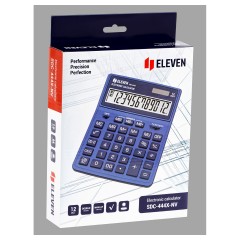 Калькулятор настольный Eleven SDC-444X-NV, 12 разрядов, двойное питание, 155*204*33мм, темно-синий Калькулятор настольный Eleven SDC-444X-NV, 12 разрядов, двойное питание, 155*204*33мм, темно-синий - фото 7
